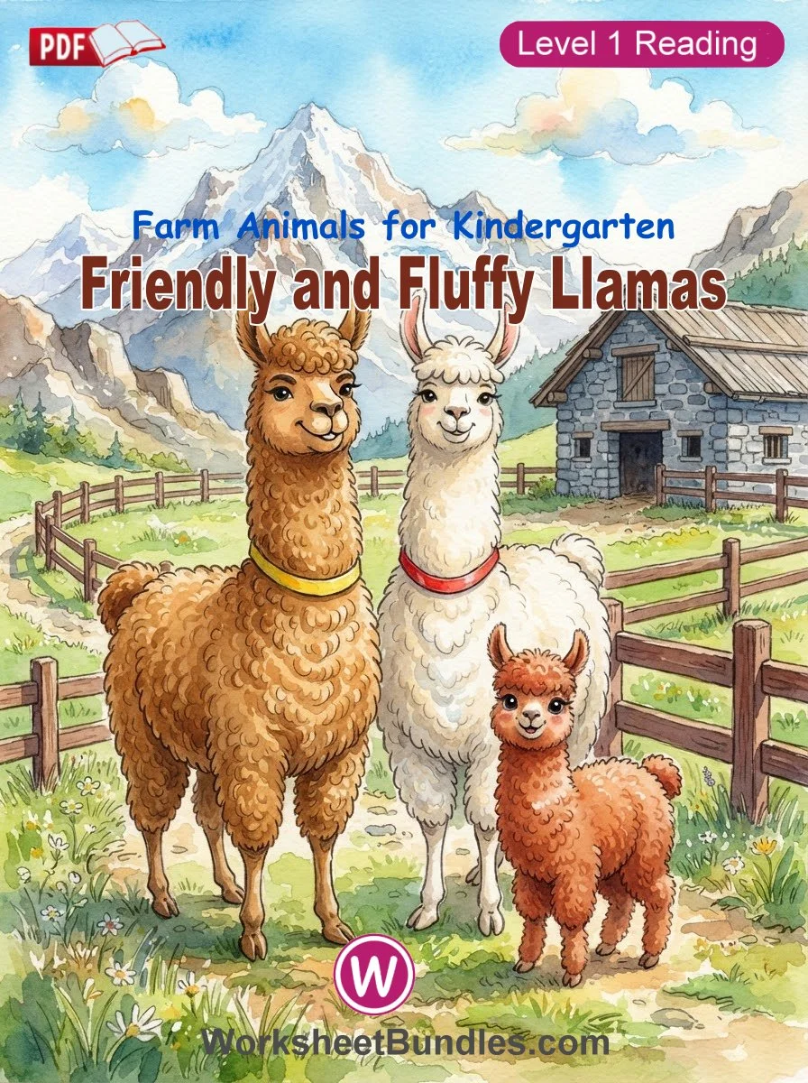 Friendly and Fluffy Llamas